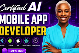 do ai mobile app development flutter app ios android app ai web app ai chatbot