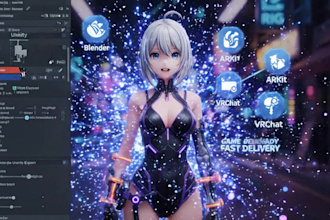 rig vtuber and vroid characters in blender