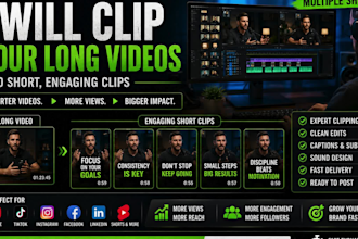 be your youtube clipper and video clipper for short form viral clips