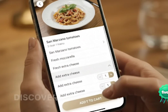 develop ar menu, 3d food menu and qr ordering system for restaurants