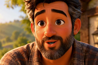 create 3d ai animation videos, pixar style cartoon stories, disney art fun story