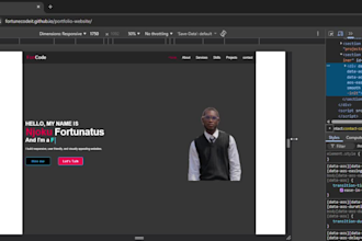create a responsive landing page