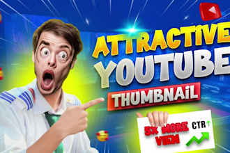 high quality youtube thumbanil design that attracts viewers
