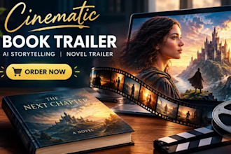 create cinematic book trailer ai storytelling novel trailer