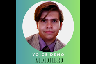 audiobook voice over spanish