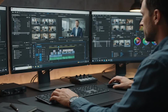 edit your corporate talking head video for linkedin and business content