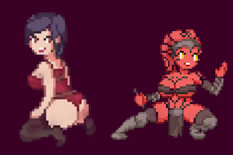 do pixel art animation 2d character game art sprite nsfw pixel art sprite sheet