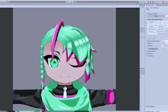 create vtuber vrm avatar blendshapes arkit face tracking vtube studio streaming