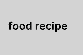 develop practical dishes with clear ingredient instructions