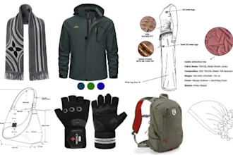 soft goods tech pack designer technical flats manufacturing softgoods designer