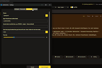 build a custom python ai desktop app with llm and rag