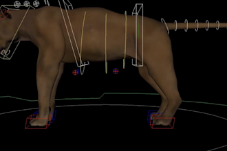 custom 3d animal rigging, character rigging ,blender wildlife rigging and print