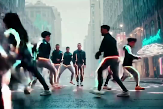 hyper realistic ai music video lip sync christmas rap video song music visualize