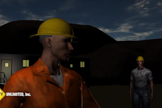 create industrial safety training and h2s awareness 3d animation