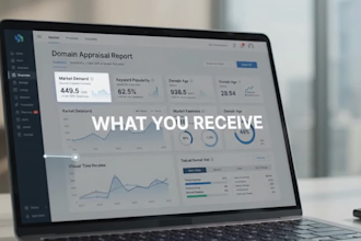 appraise your domain name using market and sales data