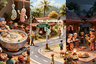 create viral ai clay style animation video for tiktok and instagram reels