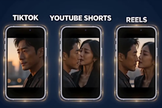 ai short drama chinese love story videos for tiktok and youtube