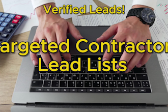 generate contractor leads and targeted business email lists