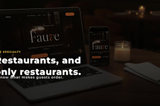 build a restaurant website with your menu, hours and reservations