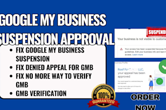 recover denied gmb appeal fix suspended google my business profile suspension