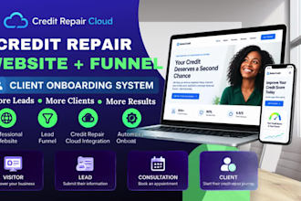 build a credit repair website with credit repair cloud