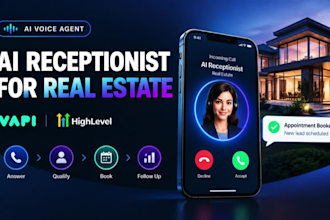 build a real estate ai receptionist with vapi, retell and gohighlevel