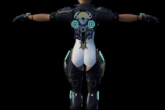 create 3d models rig and animate them