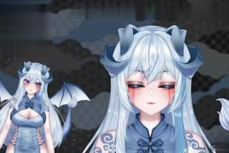 design and rig 2d anime vtuber model live2d vtuber model live 2d vtuber model