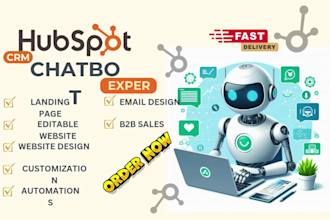 hubspot chatbot setup, hubspot live chat, chatbot automation hubspot, chat flow