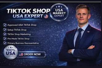 create USA tiktok shop setup usa tiktok shop usa business representative