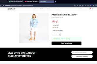 build a full stack ecommerce website using react and nextjs