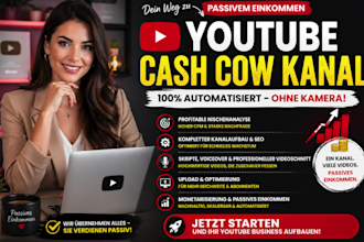 create youtube automation cashcow channel