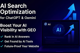 optimize your website for chatgpt,gemini, ai search,boost your ai visibility GEO