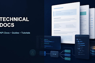write technical documentation for ai and software products
