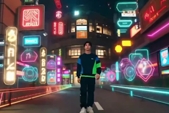 create music visualizer and spotify canvas loop animation