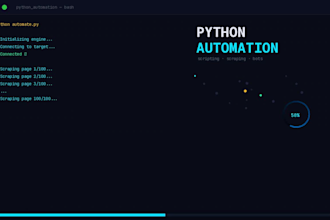 do python automation, web scraping, and scripting