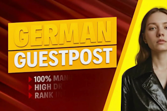 provide dr 90 guest post on high quality german website