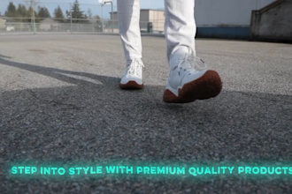 create professional cinematic video ads for shoes and hair products