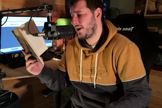 record a professional greek male voice over
