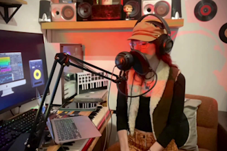 record smooth expressive jazz vocals for your track