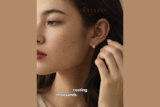 transform your real jewelry into luxury ai photography