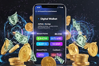 develop an ai powered passive income, admob earning and rewards app