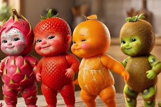 create viral 3d talking objects ai fruits, ai object talk, ai talking fruit
