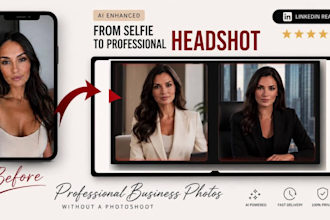 create professional ai headshots for linkedin and business