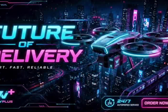 design cyberpunk social media ads and premium motion banners