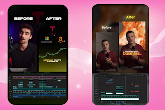 do video editing for instagram reels, youtube shorts and facebook ads video