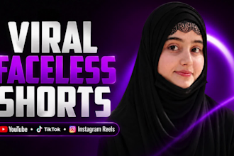 create viral faceless videos for youtube shorts, tiktok and instagram reels