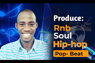 produce a professional rnb, pop beat for your song