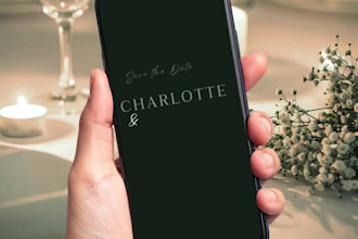 do save the date wedding invitation design and save the date video