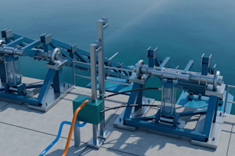 do industrial 3d wave energy hydraulic power and marine engineering animation